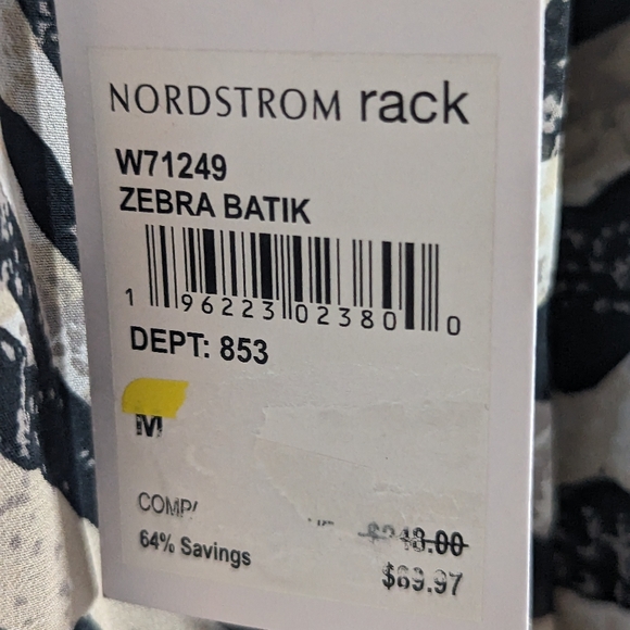 NWT Walter Baker "Shay Dress" - Zebra Batik Print - Picture 8 of 11